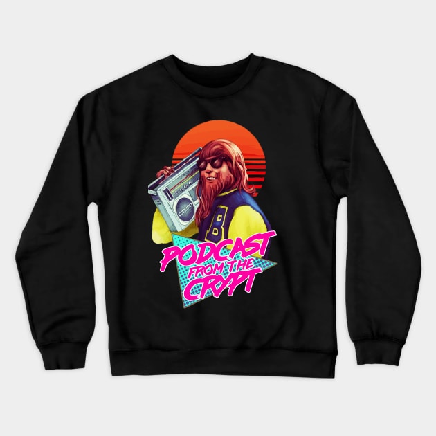 Teen Wolfing Crewneck Sweatshirt by PodcastFromTheCrypt